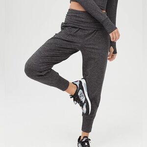 Aerie Charcoal Gray Track Pants